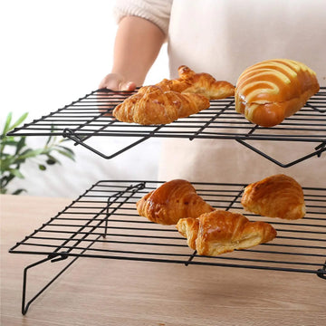 Stainless Steel Non-Stick Wire Grid Baking Tray and Cooling Rack