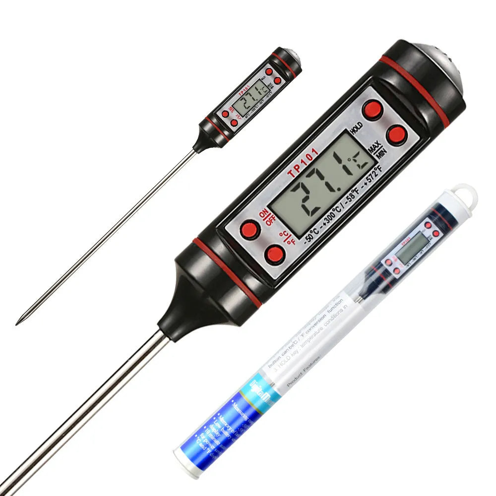 Electronic Food Thermometer with Probe – Perfect for Baking and Cooking