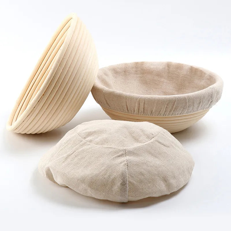 Natural Rattan Dough Fermentation Basket with Liners